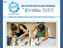 Tablet Screenshot of oysterrecycling.org